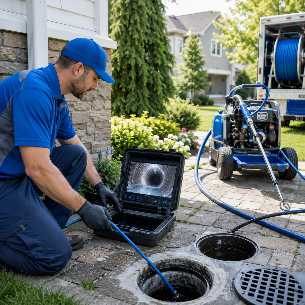 Outdoor drain cleaning professionals serving Velpen, IN